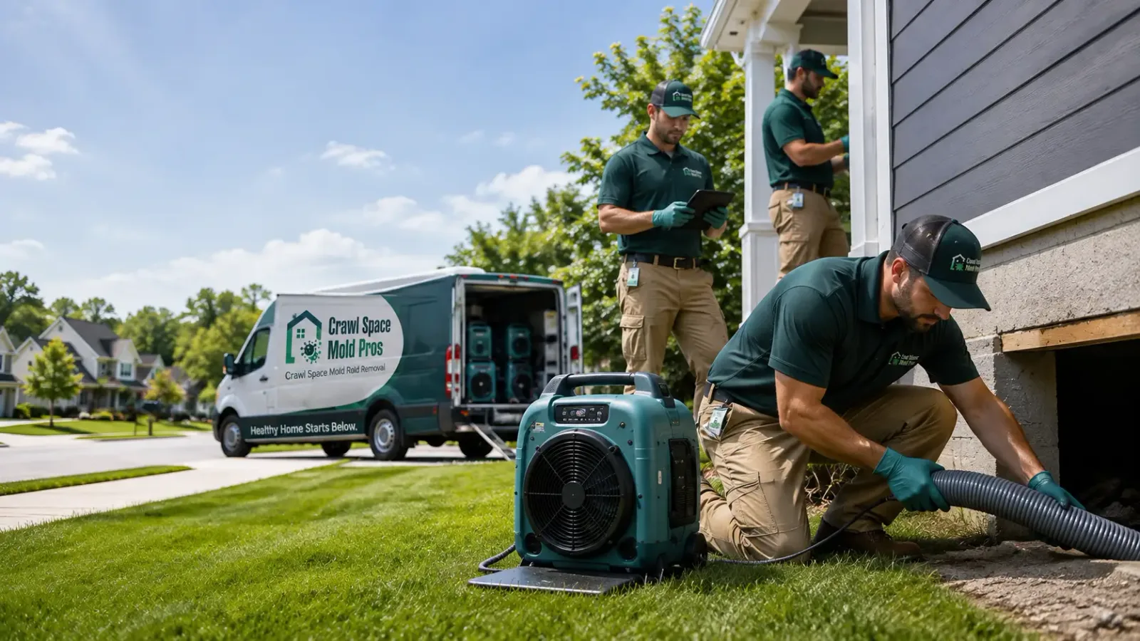 Crawl Space Mold Removal in Ocean Shores, WA